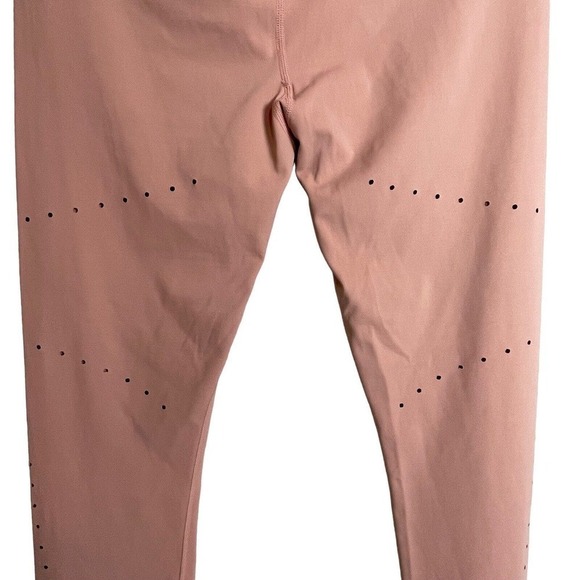 Varley Laser Perforated Bubble Gum Pink Leggings Size M - Picture 8 of 10